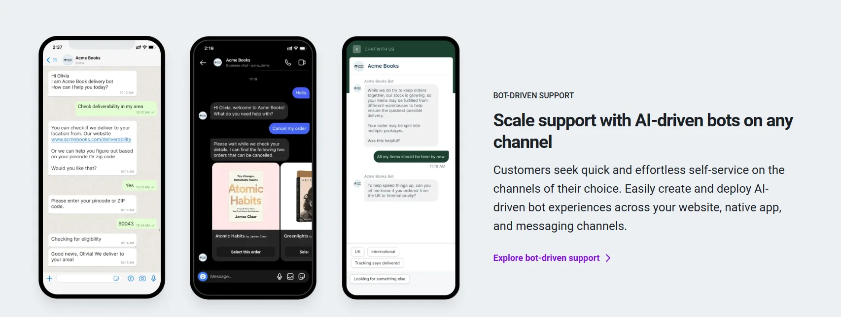 FreshChat Core features