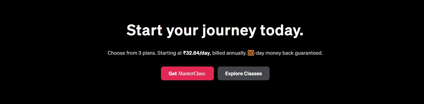 MasterClass Option 1