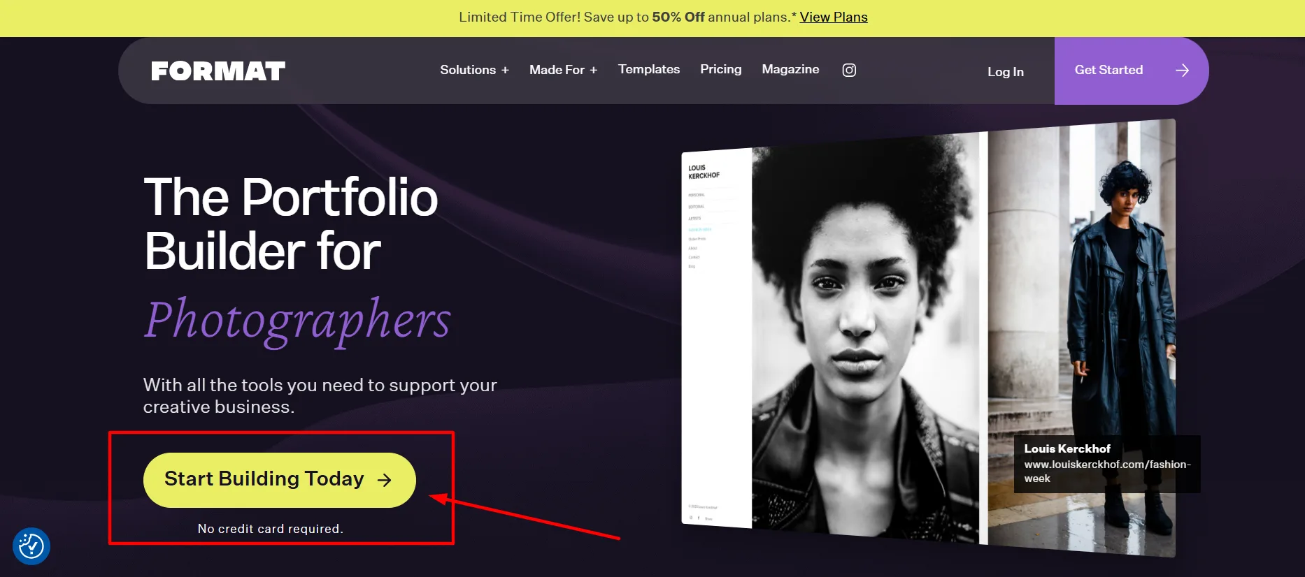 Format login step1