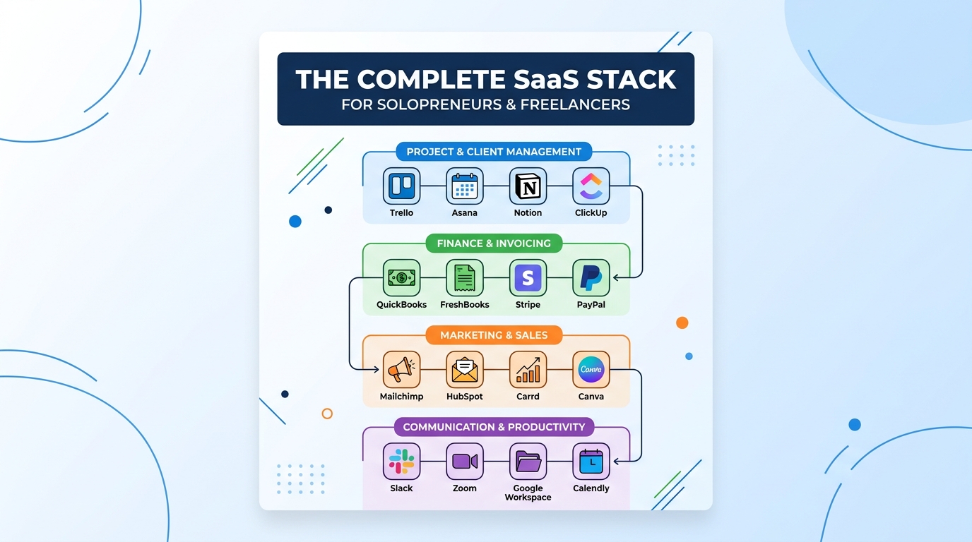The Complete SaaS Stack for Solopreneurs and Freelancers