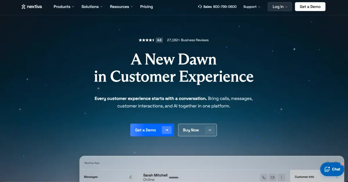 Nextiva - AI Customer Experience Management Platform