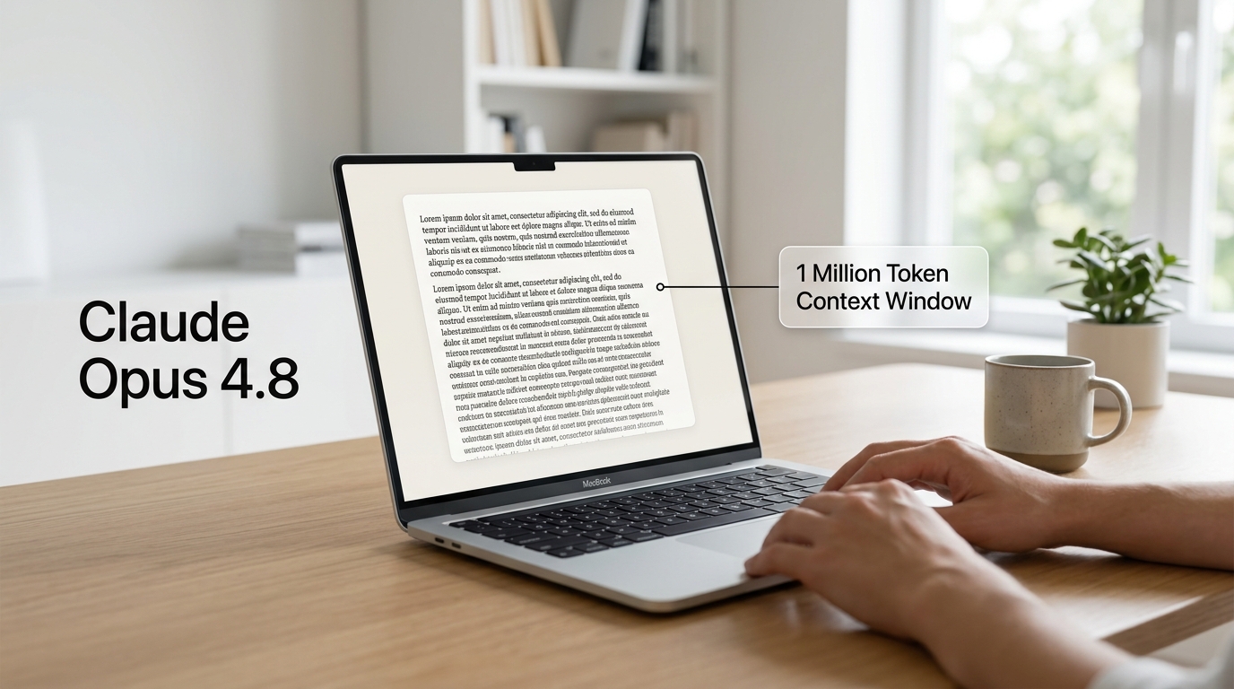 Anthropic Just Launched Claude Opus 4.8 With 1 Million Token Context Window
