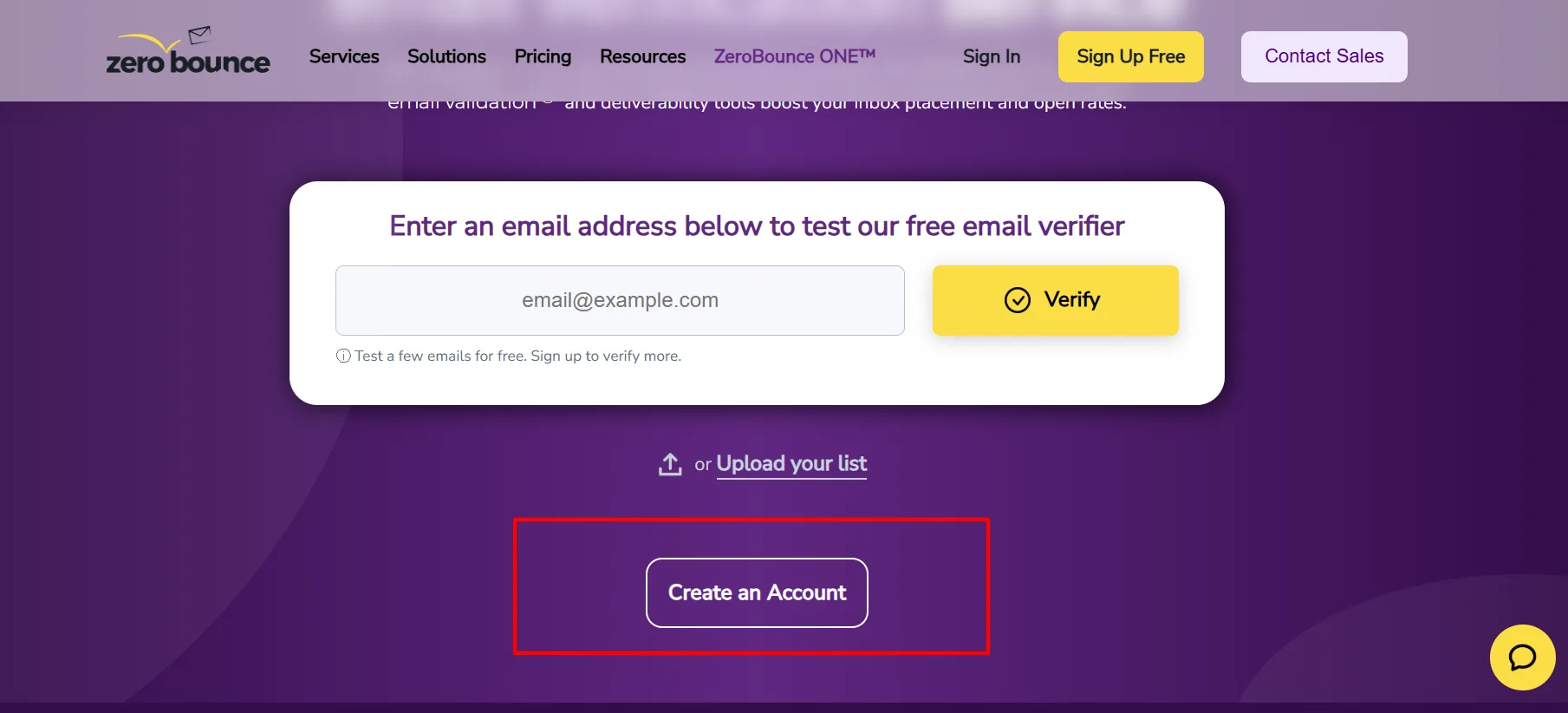 zerobounce login