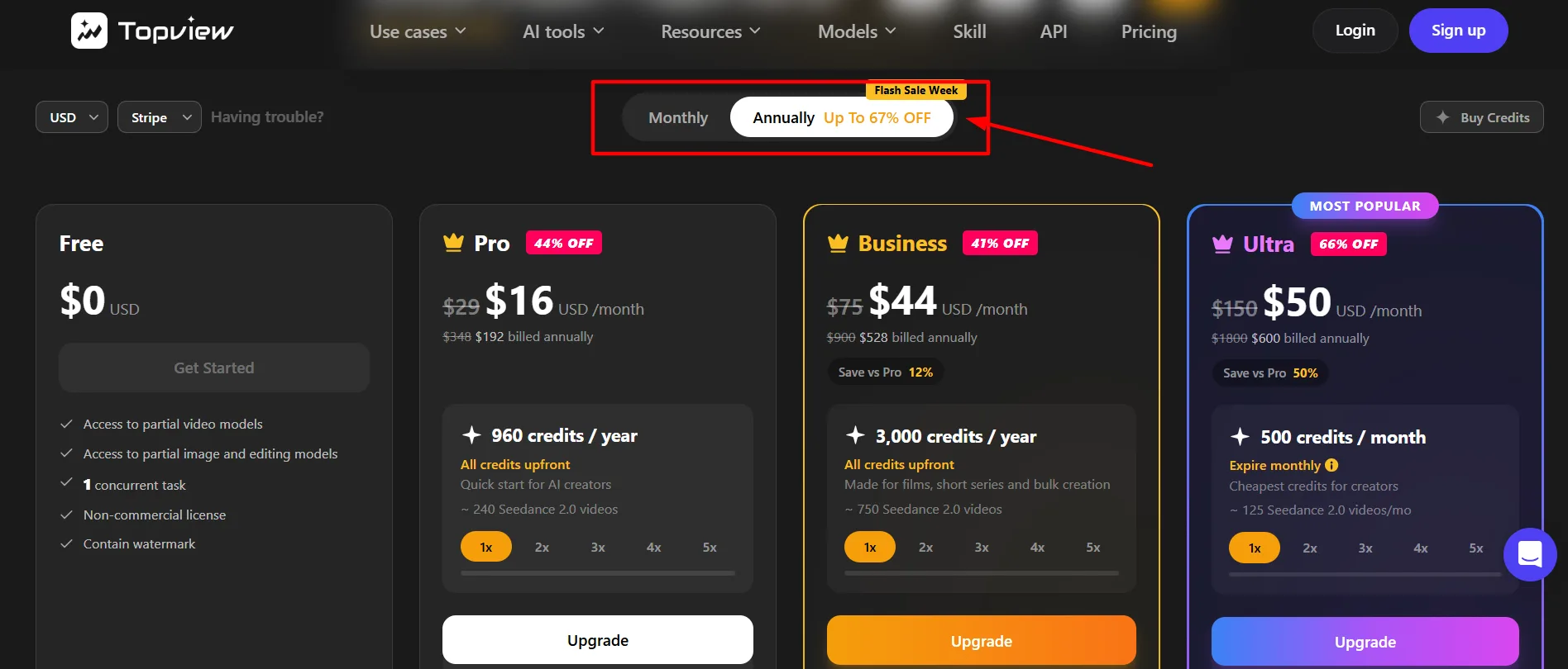 Topview login step 2