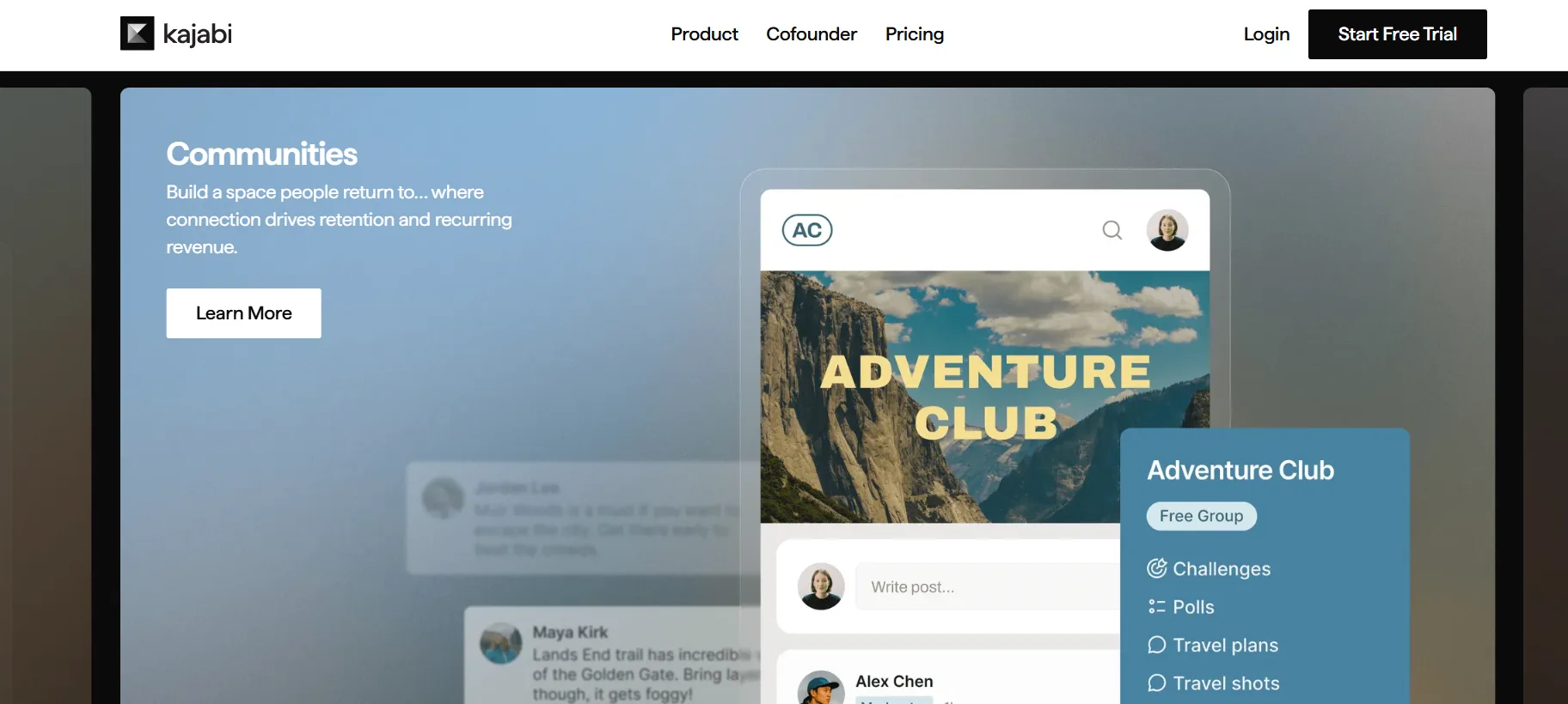 Kajabi Community feature