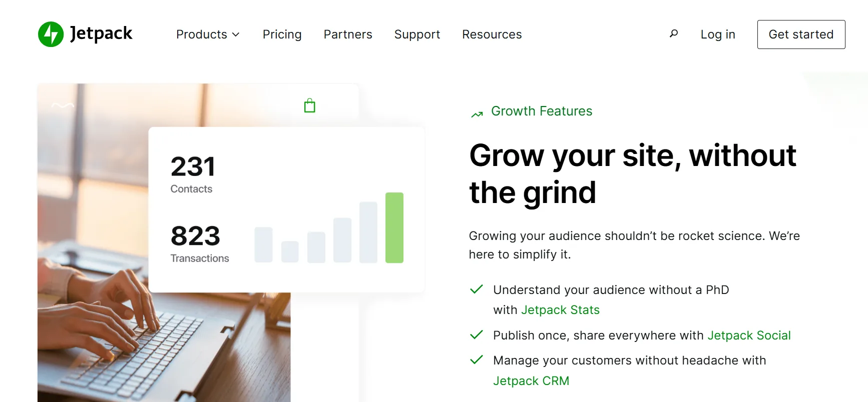 Jetpack growth feature