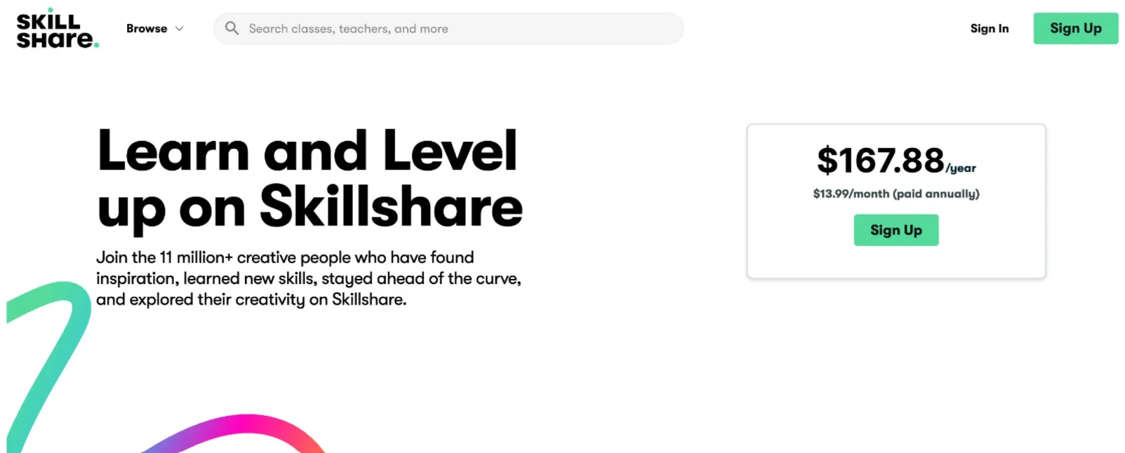 Skillshare pricing plans