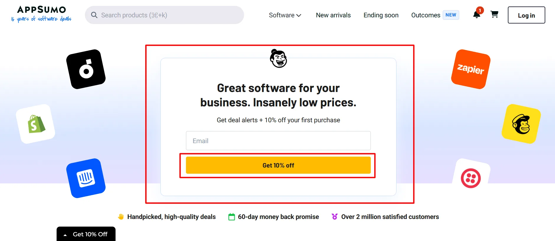 how to apply for an appsumo coupon codes step 2