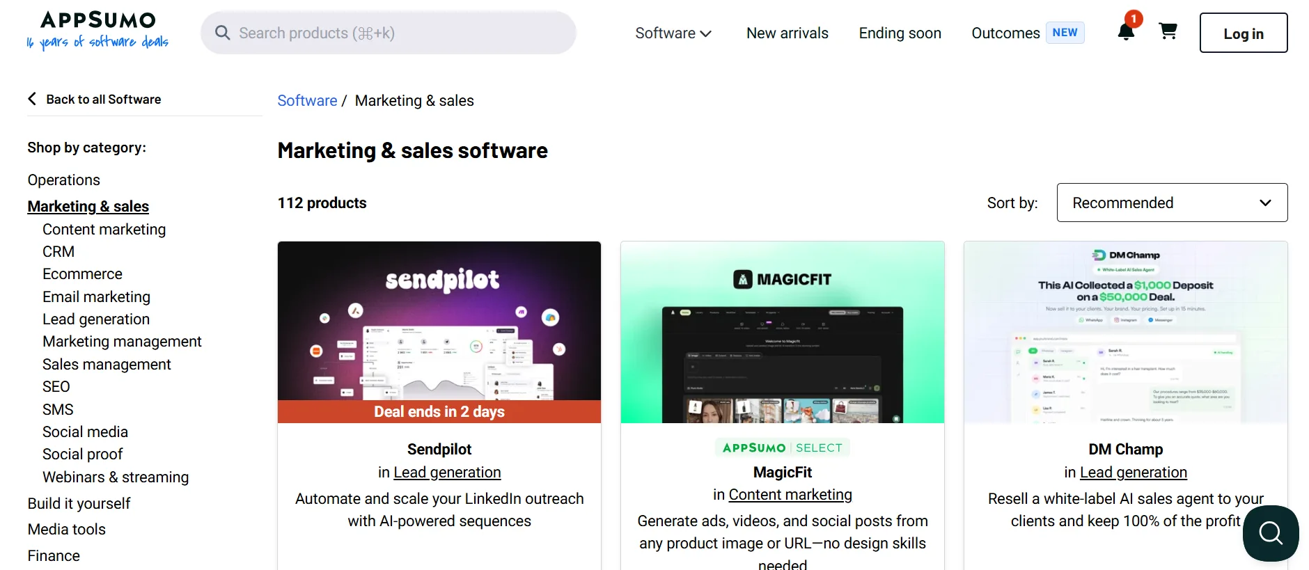 appsummo categories