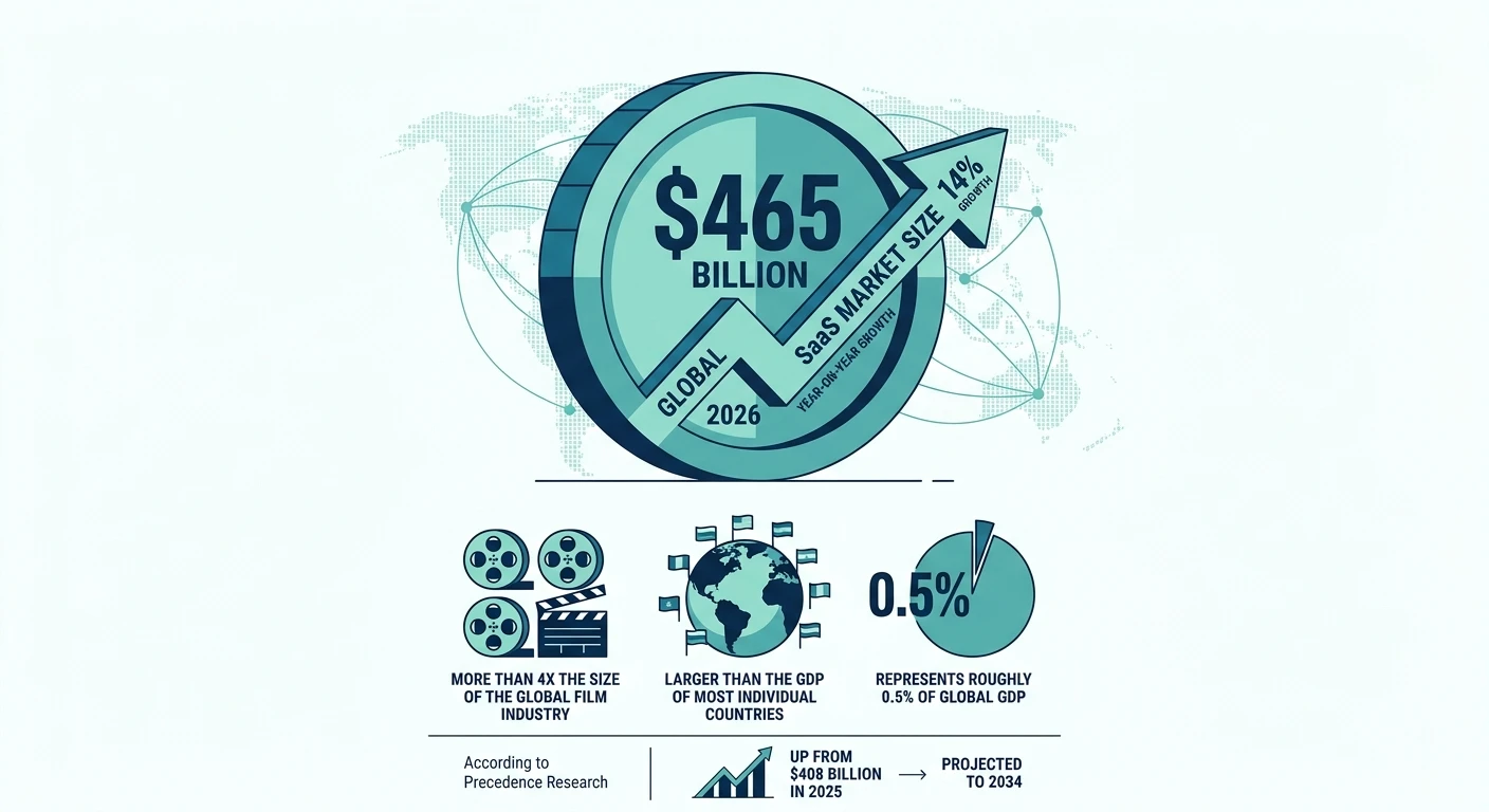 Global SaaS Market Size in 2026