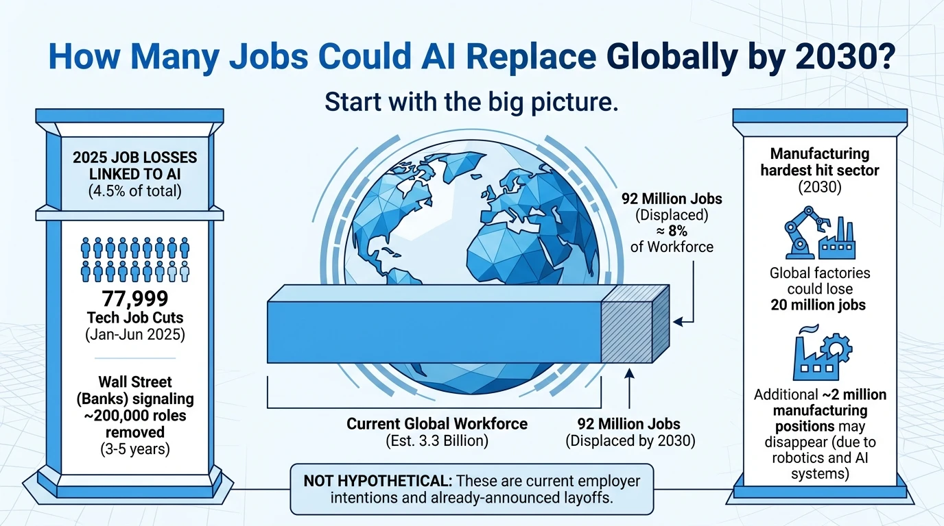 How Many Jobs Could AI Replace Globally by 2030?