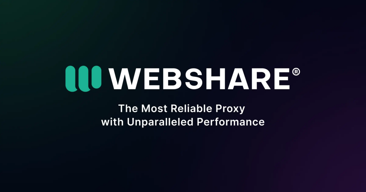 Webshare proxy