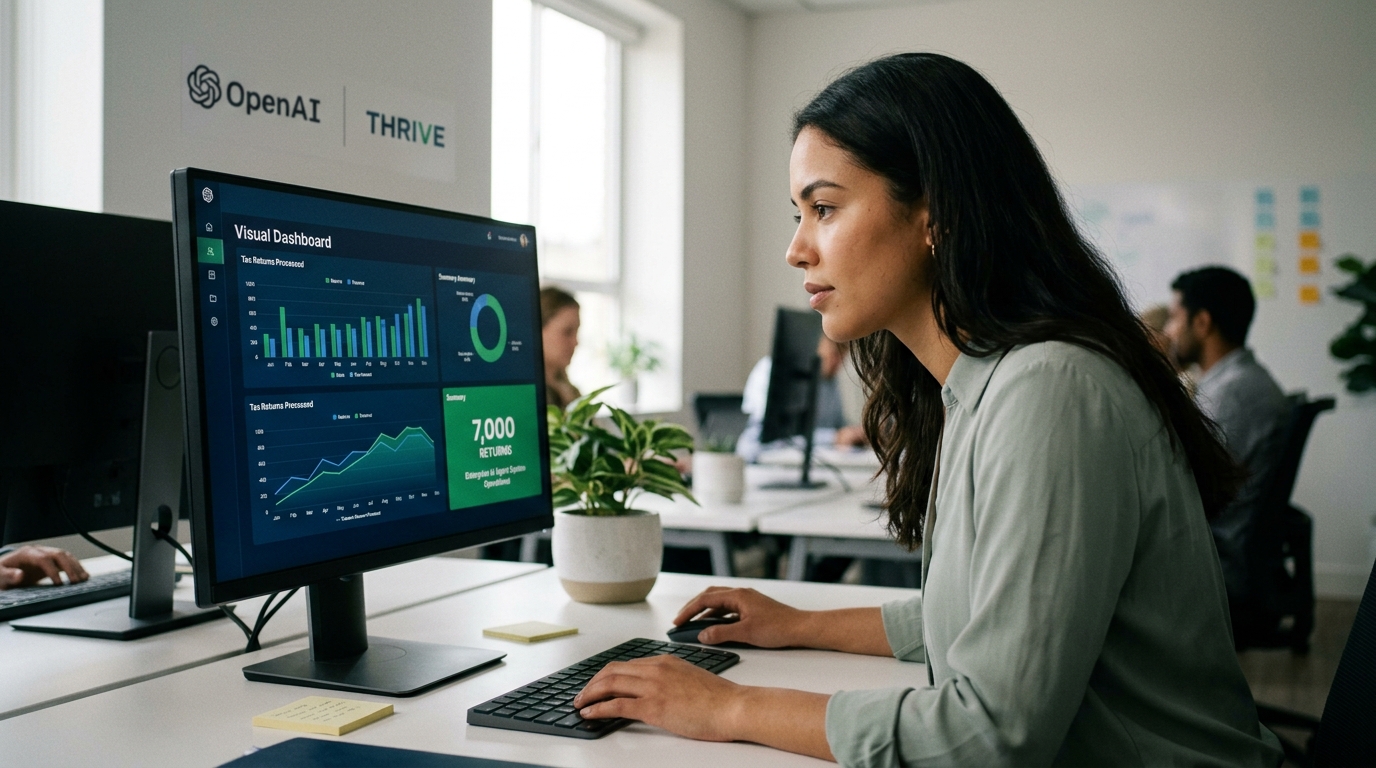 OpenAI and Thrive Built a Tax AI That Processed 7,000 Returns — The Enterprise AI Agent Era Is Real