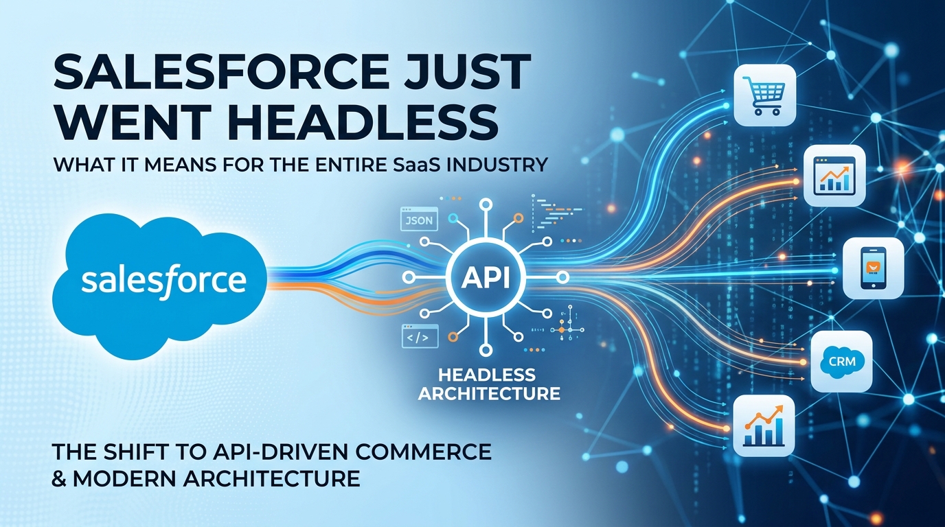 Salesforce Just Went Headless — What It Means for the Entire SaaS Industry