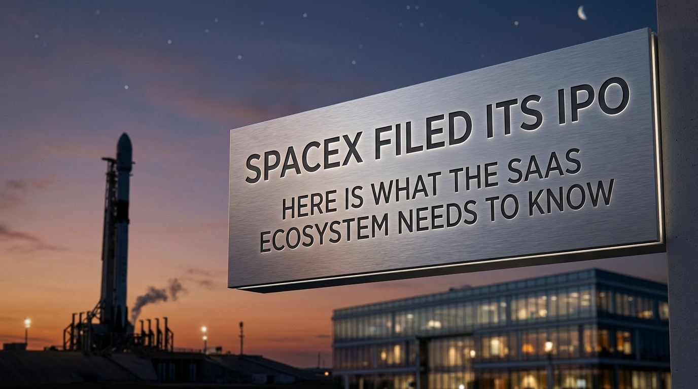 SpaceX Filed Its IPO on May 20 — Here Is What the SaaS Ecosystem Needs to Know
