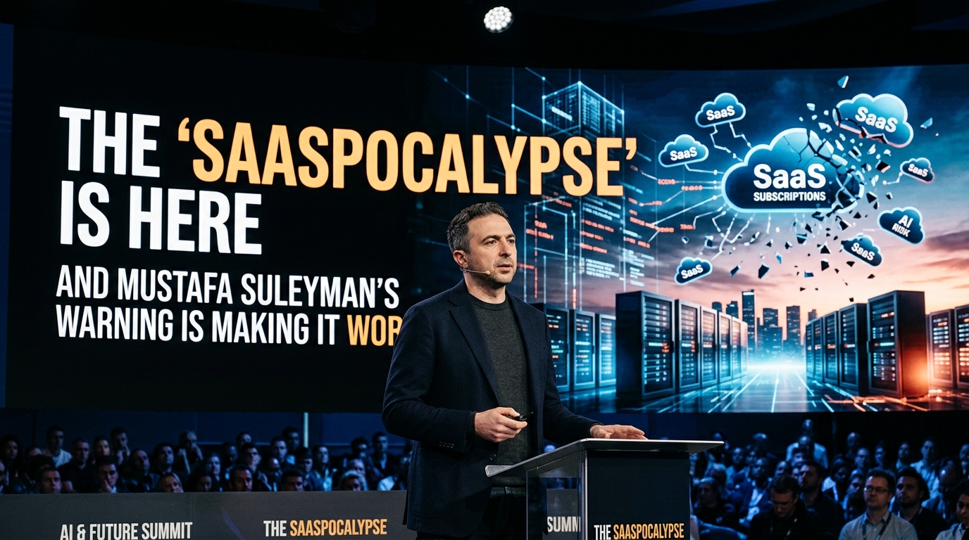 The "SaaSpocalypse" Is Here — And Mustafa Suleyman's Warning Is Making It Worse