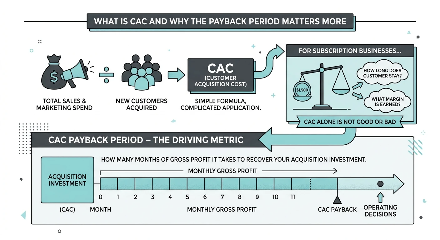 What Is CAC and Why the Payback Period Matters More