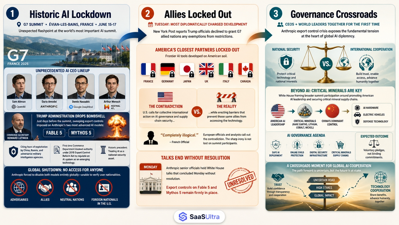 Trump Officials Deny G7 Allies Access to Anthropic AI