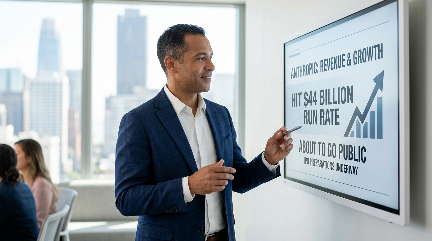 Anthropic's Revenue Just Hit $44 Billion Run Rate — And It Is About to Go Public