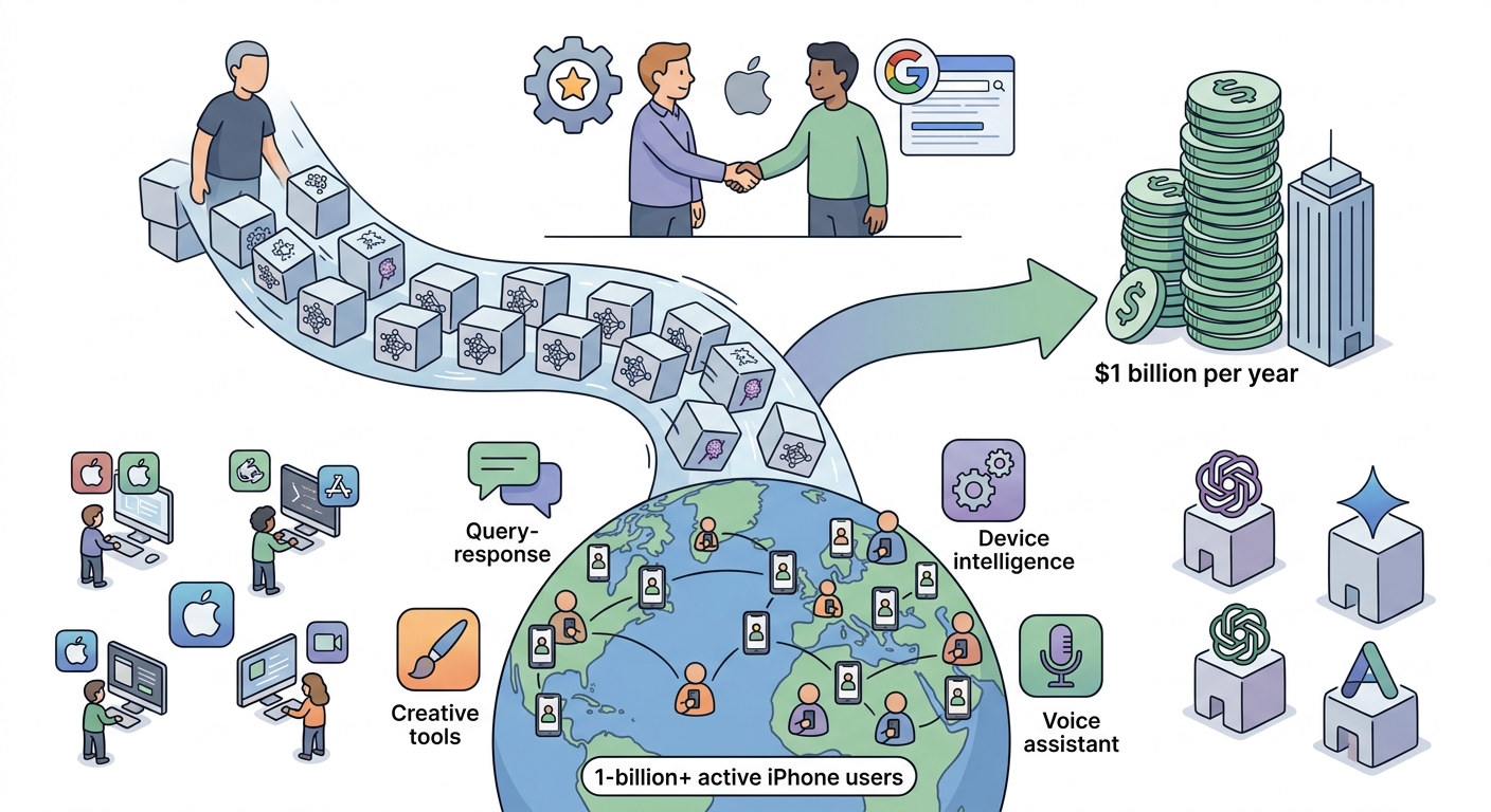 Apple Is Paying Google $1 Billion Per Year for Gemini