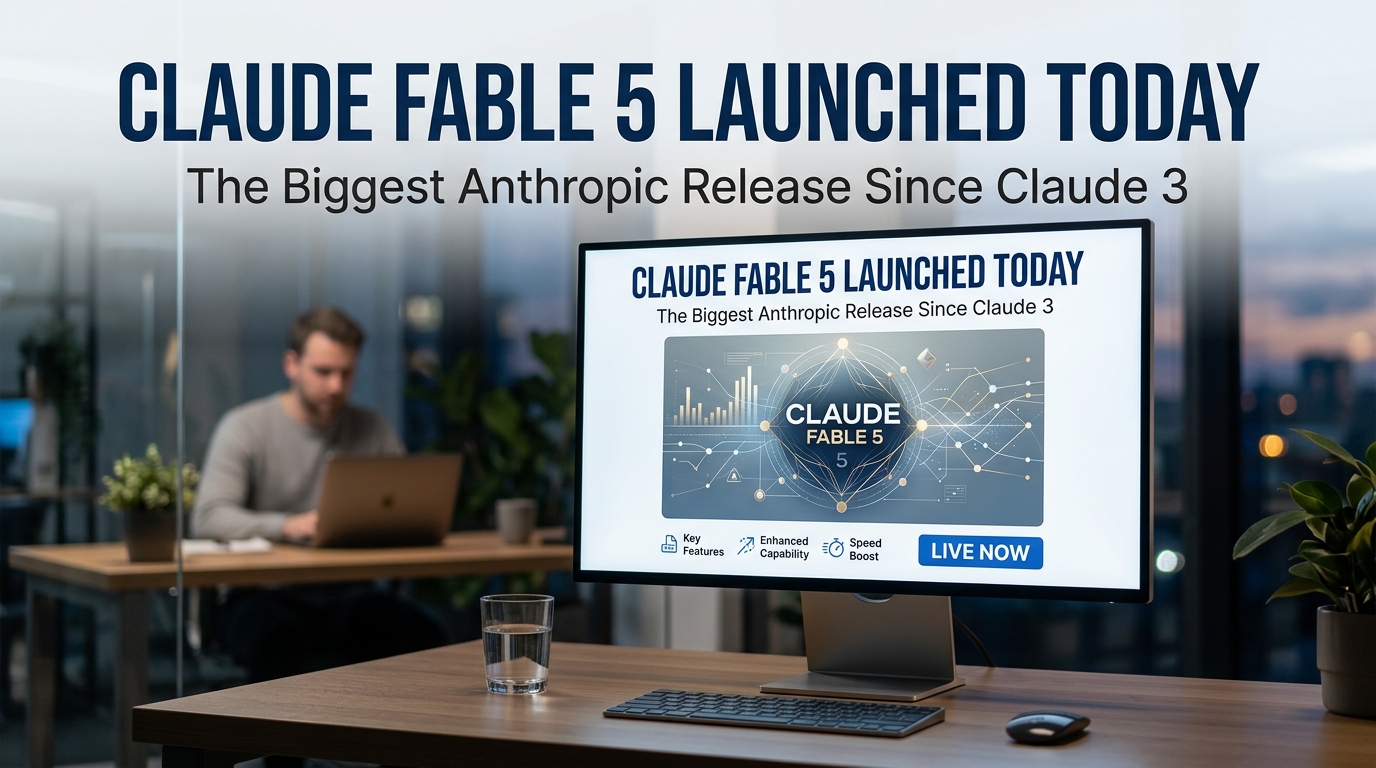 Claude Fable 5 Launched Today and It Is the Biggest Anthropic Release Since Claude 3