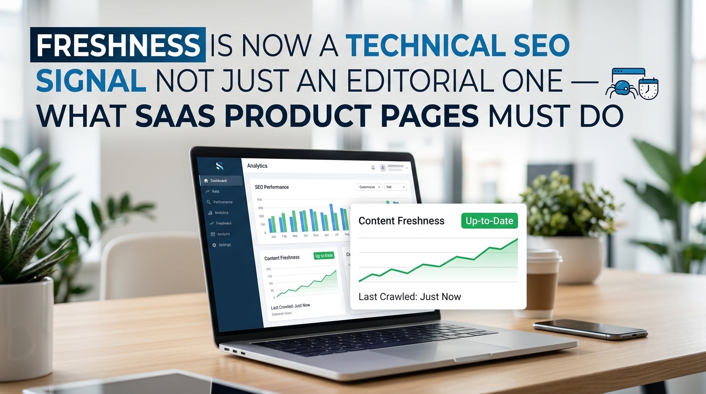 Freshness Is Now a Technical SEO Signal Not Just an Editorial One — What SaaS Product Pages Must Do