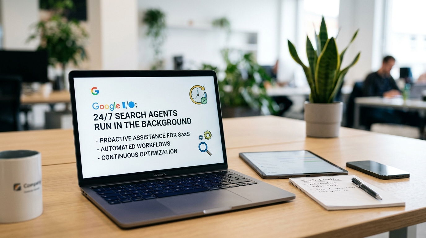 Google Launched Search Agents at I/O and They Run 24/7 in the Background — What That Means for SaaS