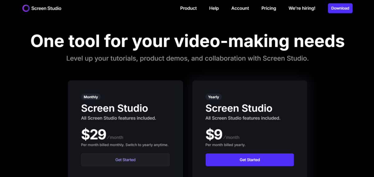 Screen Studio login step 3