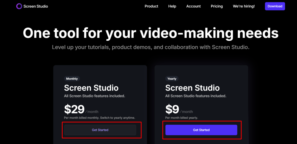 Screen Studio login step 4