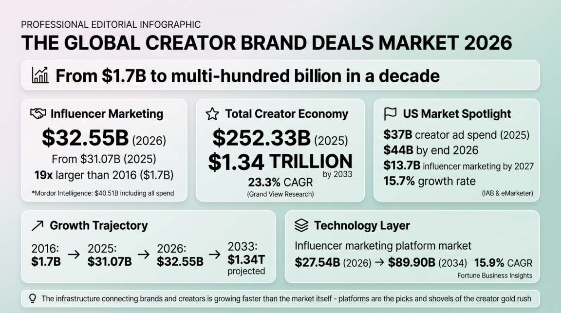 The Global Creator Brand Deals Market in 2026