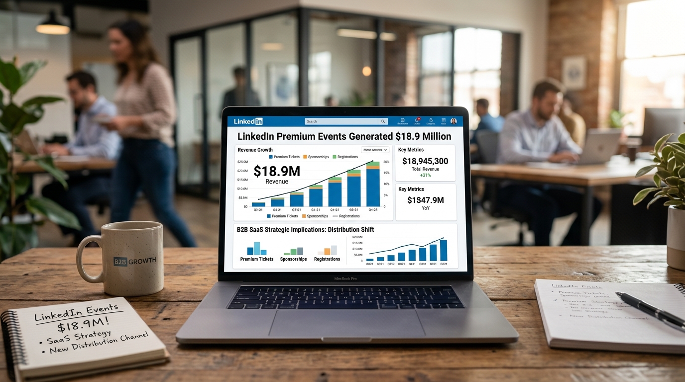 LinkedIn Premium Events Generated $18.9 Million and That Changes How B2B SaaS Should Think About Distribution