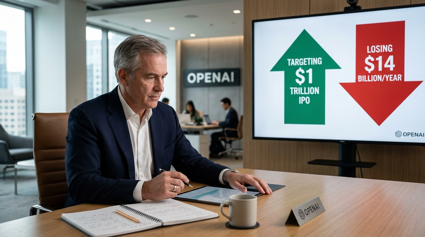 OpenAI Is Targeting a $1 Trillion IPO — But It Is Still Losing $14 Billion a Year