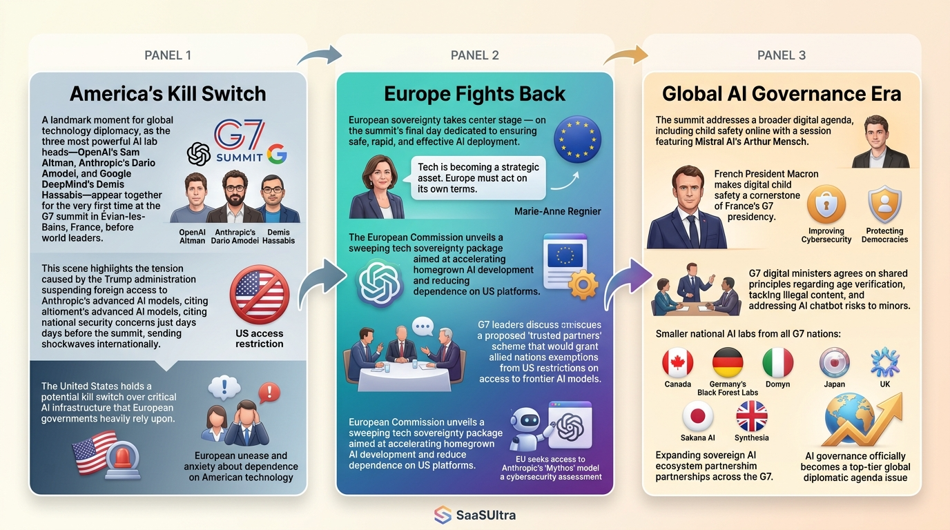 Top AI CEOs Meet With G7 Leaders Amid European Sovereignty Fears