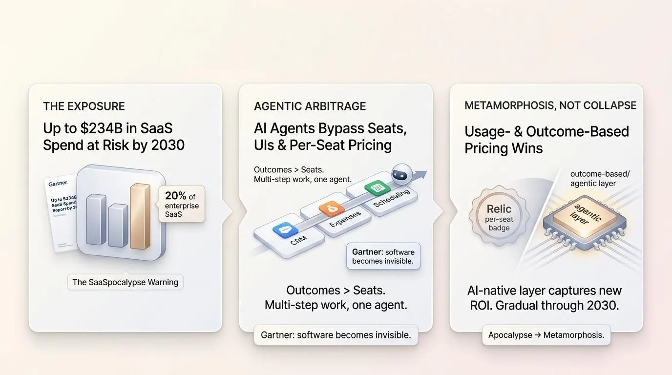Gartner: $234 Billion in SaaS Spending at Risk From AI Agents