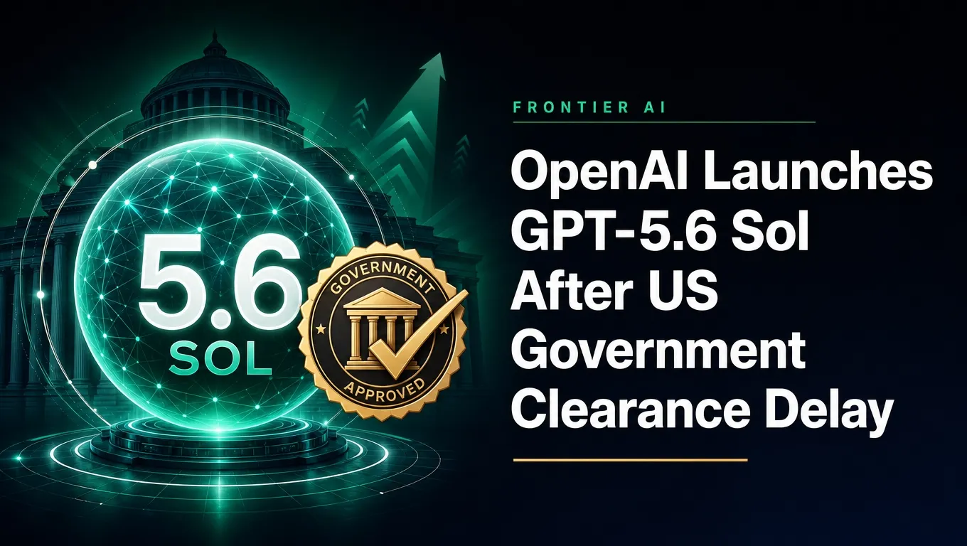 OpenAI Launches GPT-5.6 Sol After US Government Clearance Delay