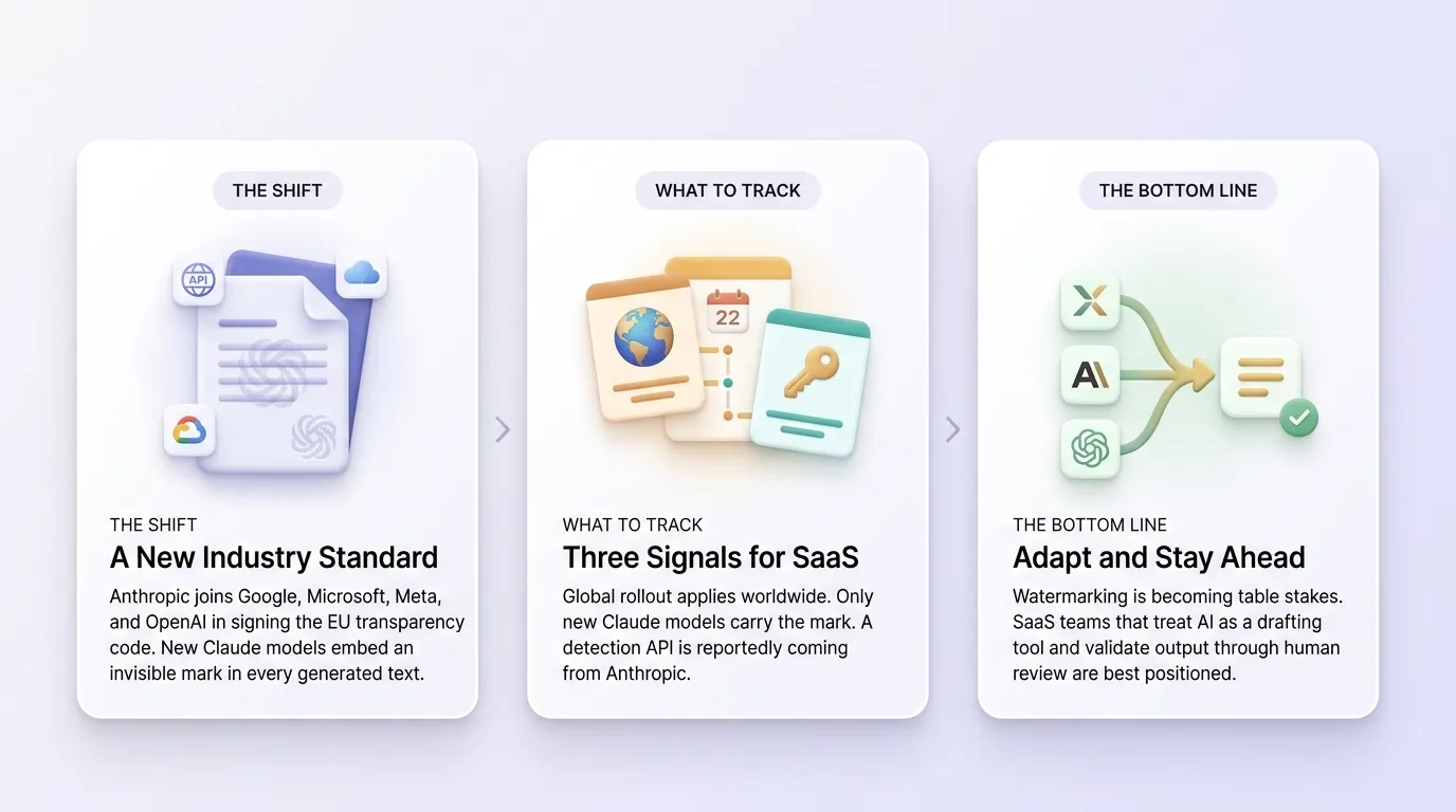 Anthropic Joins Industry-Wide Push to Watermark AI Text