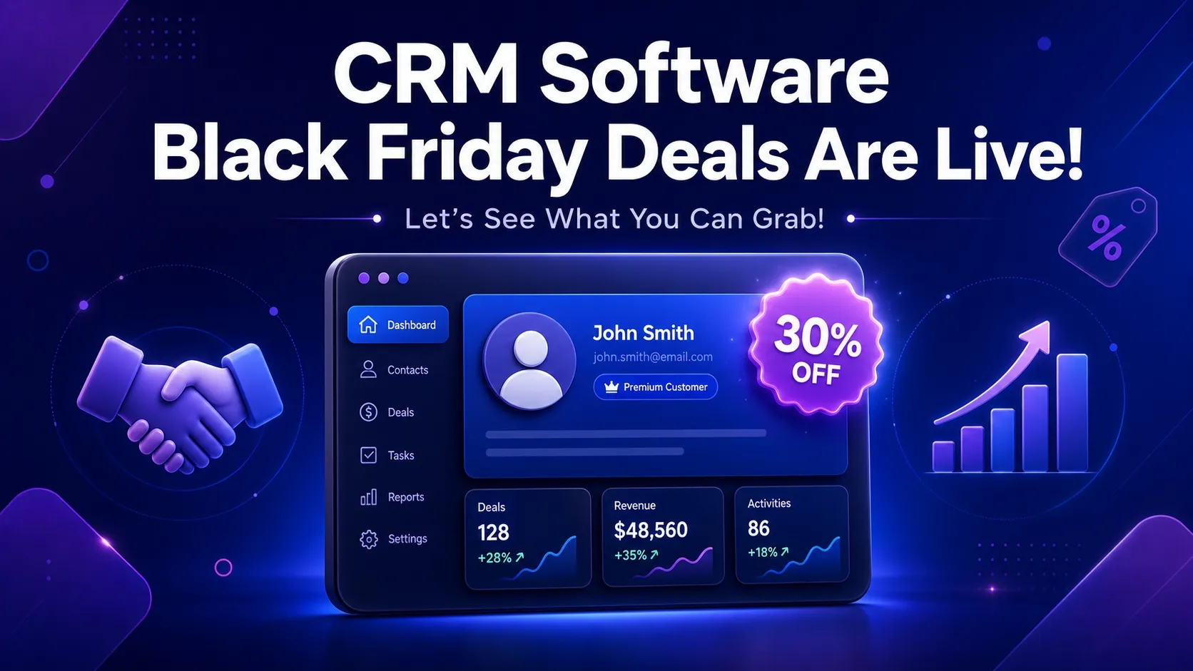 CRM Software Black Friday Deals Are Live! Let's See What You Can Grab!