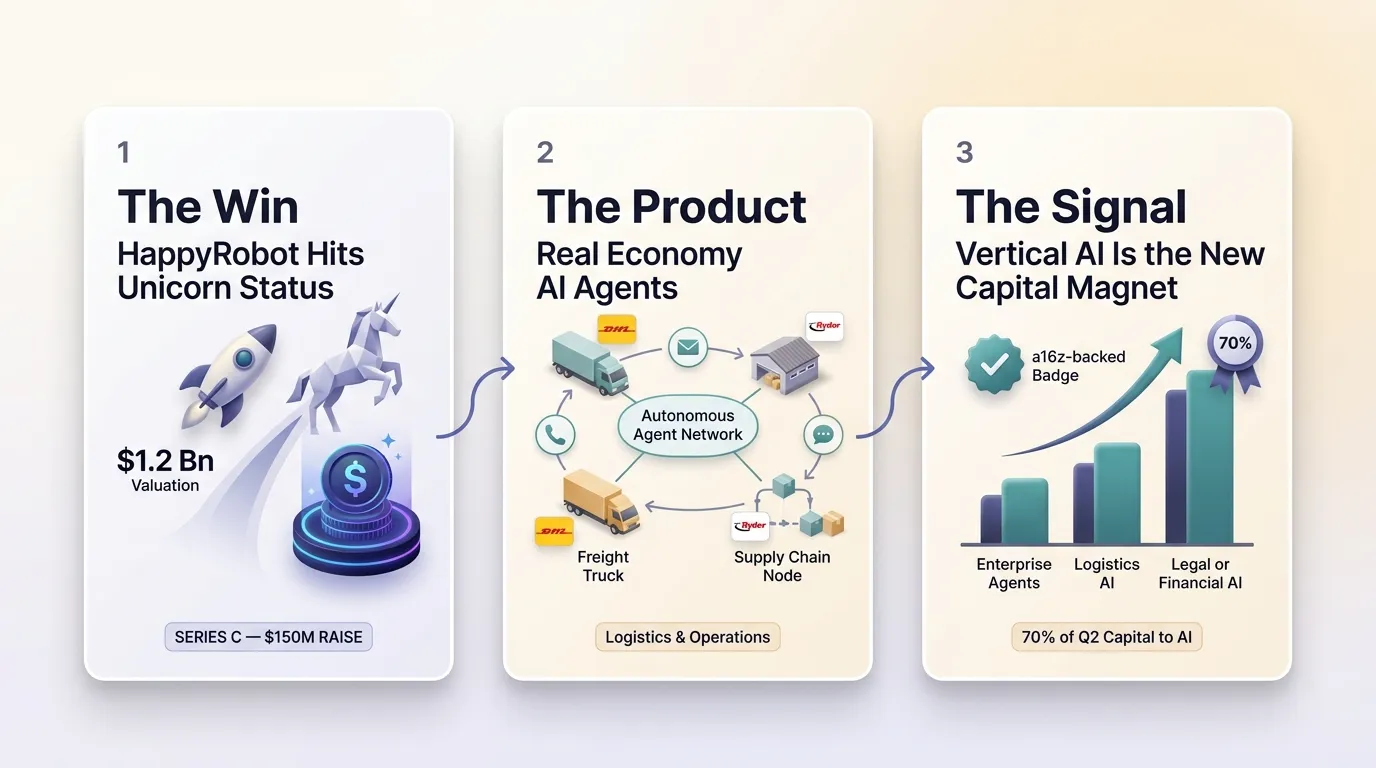 HappyRobot Hits Unicorn Status With $150M Series C