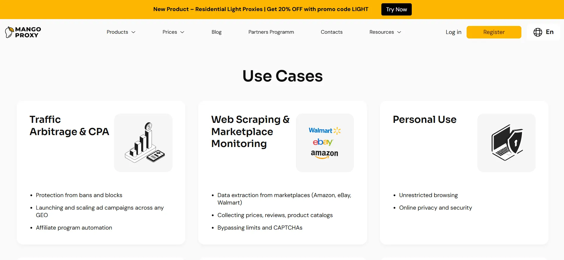 Mangoproxy Features
