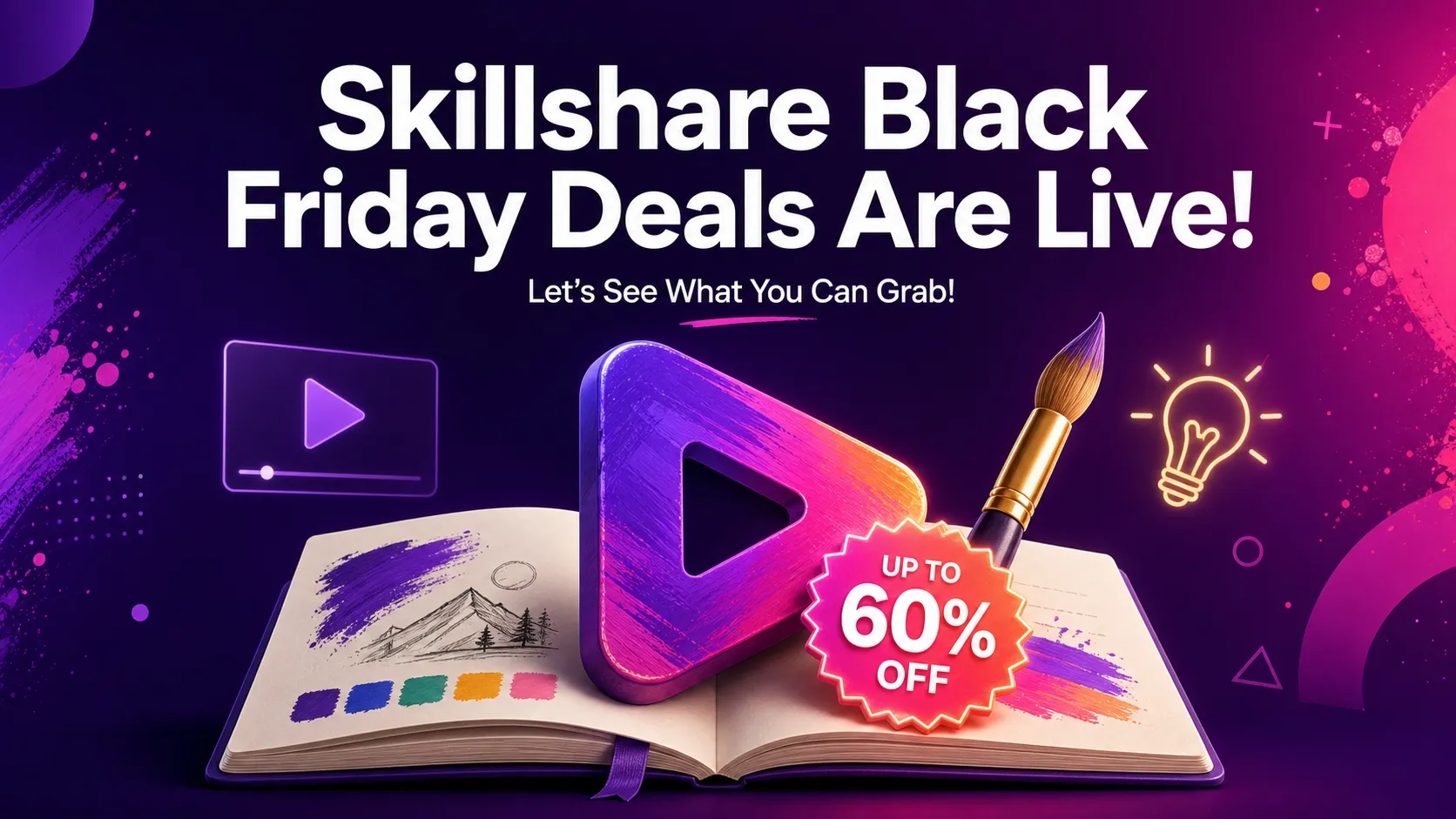 Skillshare Black Friday Deals Are Live! Let's See What You Can Grab!