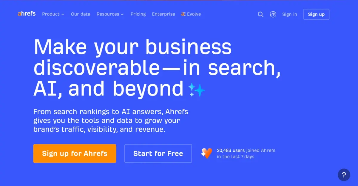 Ahrefs Overview