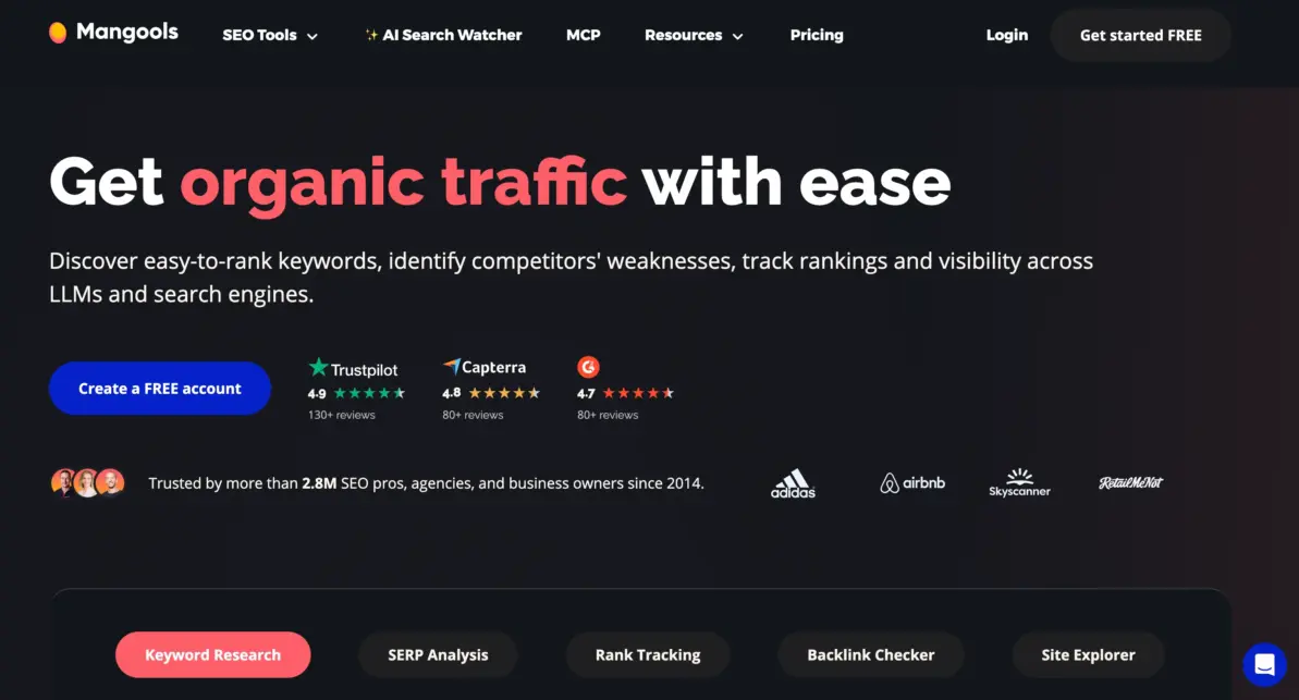 Mangools- Easy-to-Use SEO Tools