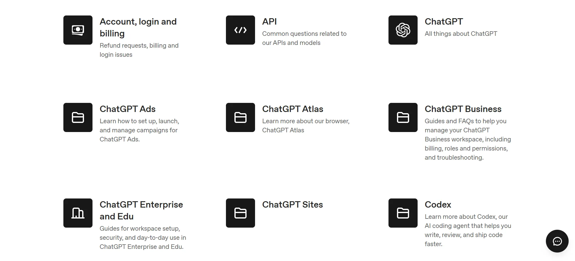 ChatGPT features