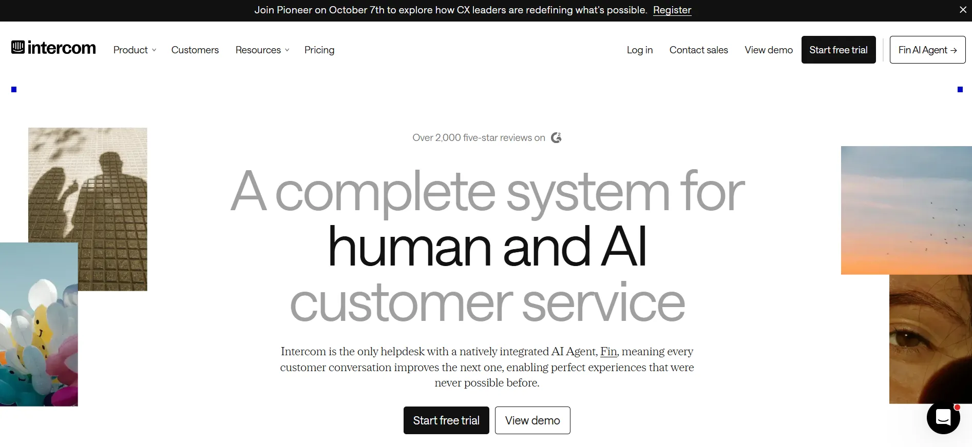Intercom for AI customer support