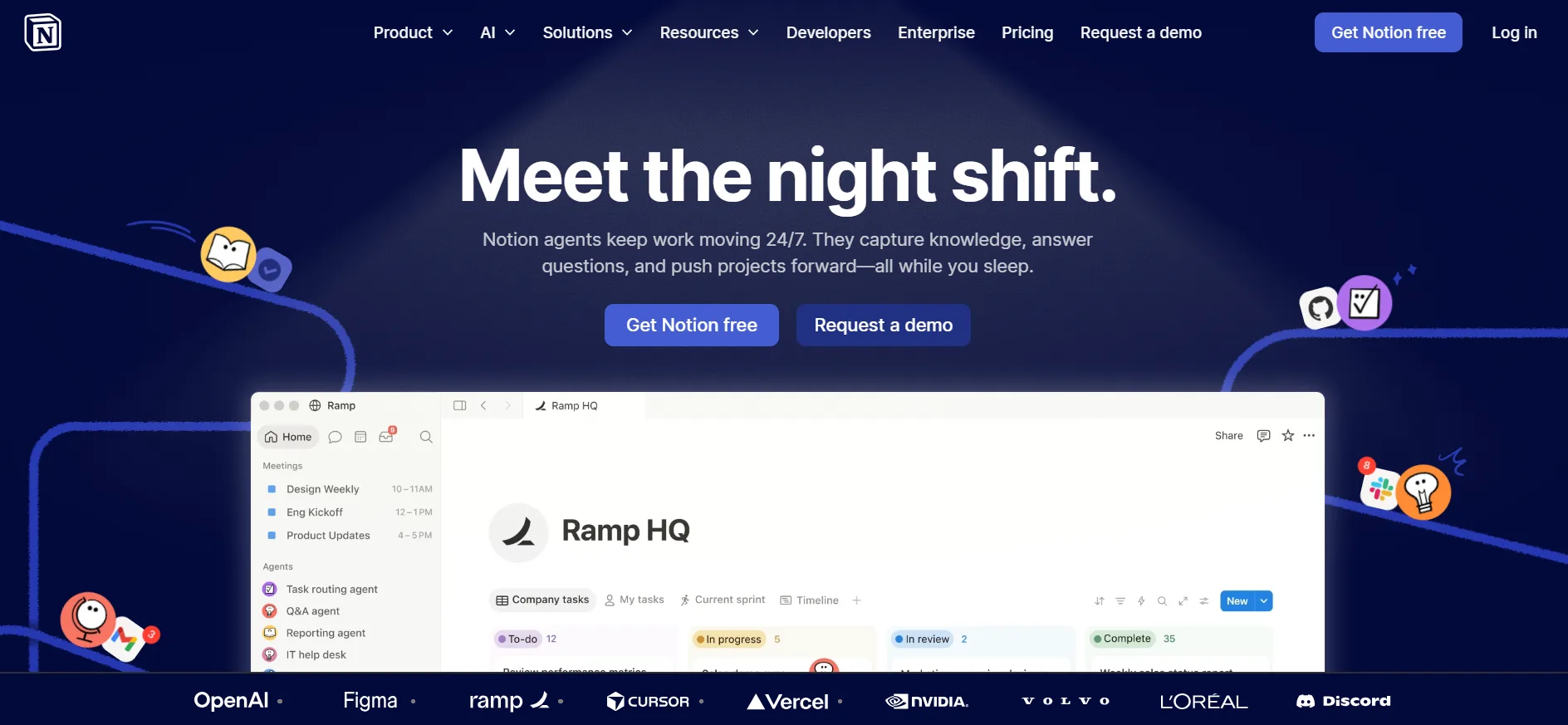 Notion AI for internal documentation and knowledge work