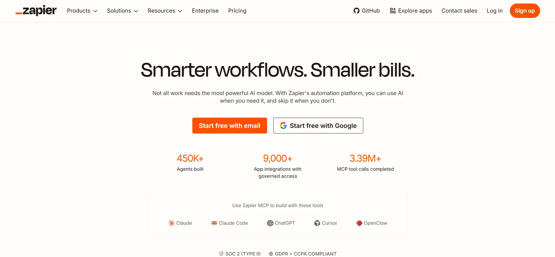 Zapier for AI-powered workflow automation