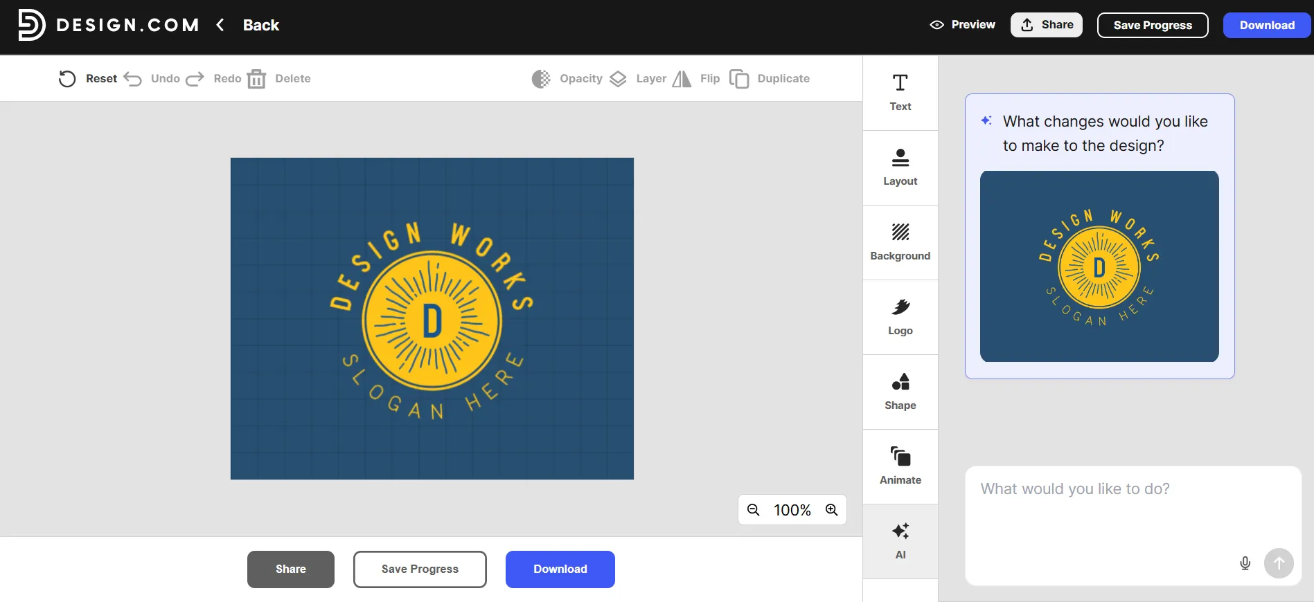 Design login step 3